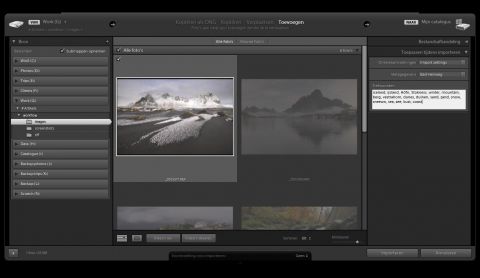 Importeren in Lightroom
