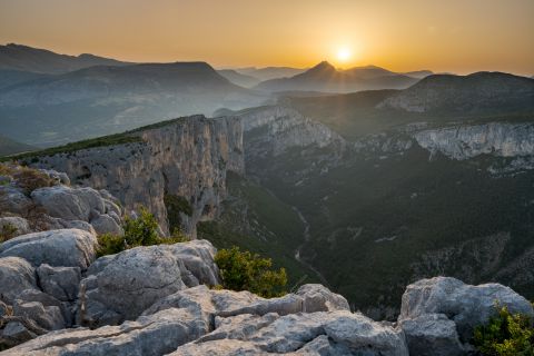 Gorges du Verdon bij zonsopgang