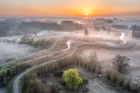 Durme en het Molsbroek vanuit de lucht
