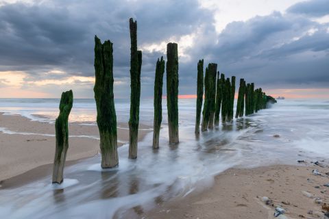 Verweerde palen