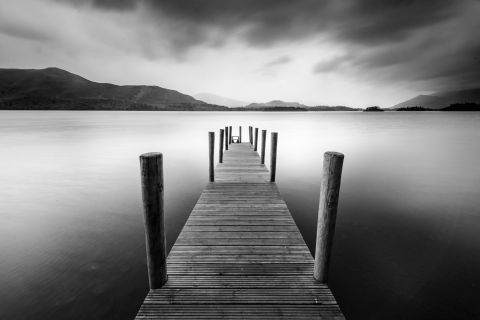 Steiger aan Derwent Water