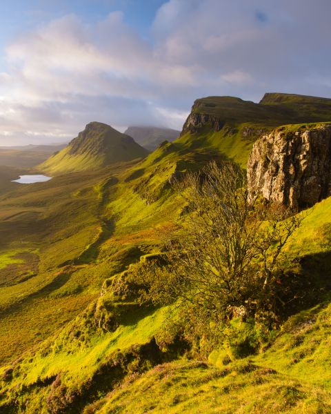 Ochtendlicht in de Quiraing