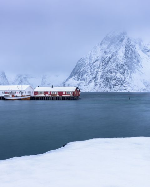 Olstinden vanaf Hamnoy