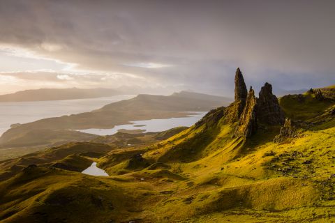 Old Man of Storr bij zonsopgang