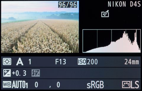 Cameraprofiel met veel contrast
