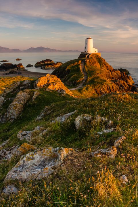 Vuurtoren op Llanddwyn Island