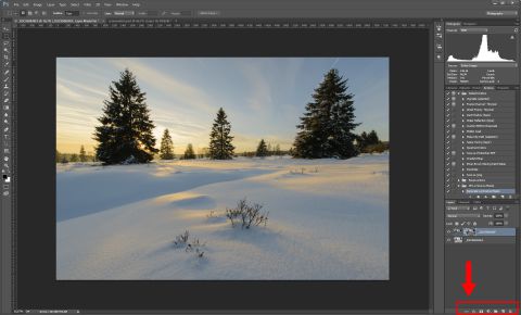 Layer mask op basis van luminosity mask